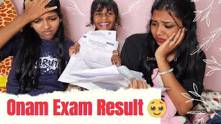 Our Onam Exam result😭 dont forget to comment your marks😍💜kunjattamalusworld shortreels [upl. by Dlanod262]