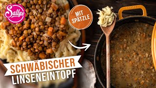 One Pot Schwäbischer Eintopf  Linseneintopf  Saure Linsen [upl. by Mccutcheon221]