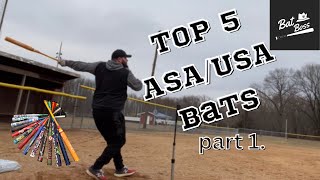 Top 5 ASAUSA bats [upl. by Waldos]