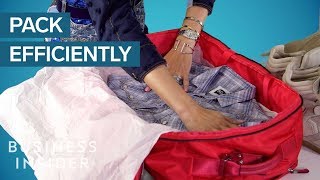 How To Pack Your Suitcase More Efficiently [upl. by Tomasina]