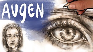 Augen mit Bleistift Zeichnen  Endlich Verstehen Schritt für Schritt und wirklich erklärt [upl. by Alan]