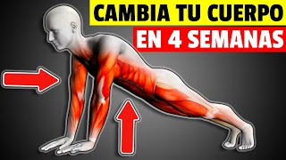 5 Ejercicios SIMPLES para RESULTADOS RÁPIDOS Entrenamiento en casa sin equipo Ejercicios HIPERTROFIA [upl. by Ecirpac]