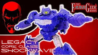 Legacy Core SHOCKWAVE EmGos Transformers Reviews N Stuff [upl. by Ahsikel]