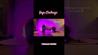 Lotuslegged variation Padmasanavariation yogachallenge shorts yogapractice shortsviral [upl. by Oly]