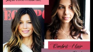 Como fazer Ombré Hair em casa [upl. by Merriott]