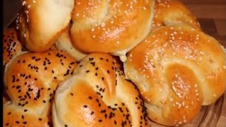 Acma  türkische weiche Brötchen mit und ohne Füllung  Sallys Welt [upl. by Anilrac218]