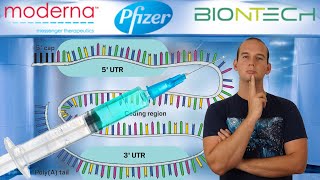 VACCINI a mRNA PfizerBiontech  Moderna Come funzionano [upl. by Slemmer]