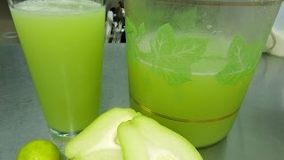 Agua fresca de chayote RecetasdeLuzMa [upl. by Atsyrhc]