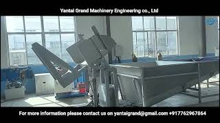 Hydraulic shrimp Dumper for Filth washing machine and shrimp grading machine [upl. by Iruahs]