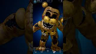 FNAF AR  Damaged Golden Freddy Jumpscare amp Workshop Animations [upl. by Belanger]