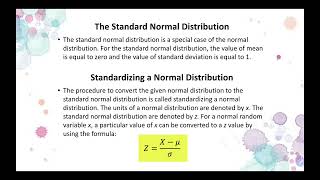 72 STANDARDIZING NORMAL DISTRIBUTION [upl. by Oinotla]