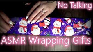 ASMR  Wrapping Christmas Gifts NO Talking [upl. by Nioe321]