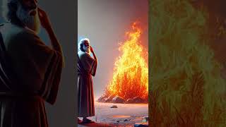 Moses and the Burning Bush  Part3  AI Animation biblestories moses god [upl. by Rihat689]