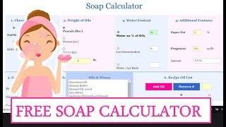 How To Use The Soap Recipe Calculator on Thermal Mermaid [upl. by Airaet148]