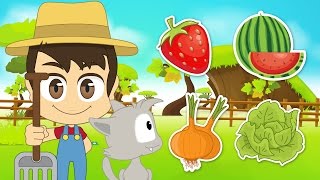 Fruits and Vegetables in Arabic for Children  اسماء الخضر و الفواكه للأطفال باللغة العربية [upl. by Aneeles407]