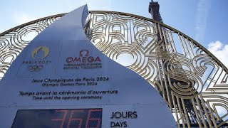 JO2024  le compte à rebours est lancé à Paris mais aussi à Marseille [upl. by Loren]