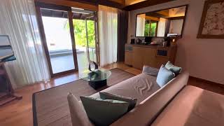 Maldives Emerald Faarufushi Resort amp Spa  Family Beach Villa with pool 🏊‍♀️  villa 102101 tour [upl. by Hy]