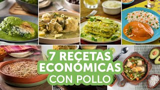 7 recetas económicas con pollo  kiwilimón [upl. by Iggam598]