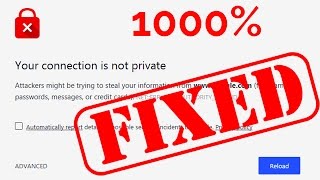 Your connection is not private NETERRCERTAUTHORITYINVALID Privacy error in Google Chrome [upl. by Ennasus724]