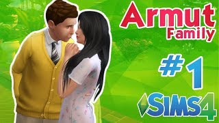 ARMUT AİLESİ  The Sims 4 Love Thy Challenge 1 [upl. by Sibby]