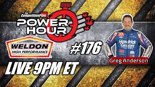 Power Hour 176 NHRA Pro Stock Competitor Greg Anderson  Drag Racing [upl. by Ennaillij]