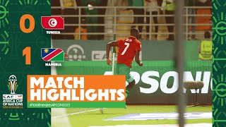 HIGHLIGHTS  Tunisia vs Namibia MD1  ملخص مباراة تونس ونامبيا TotalEnergiesAFCON2023 [upl. by Ayyidas447]