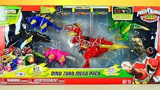 Power Rangers Dino Charge Dino Zord Mega Pack Review [upl. by Hama796]