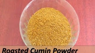 How to make Roasted Cumin Powder at Home with English subtitles [upl. by Karna]