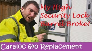 Replacing the Caraloc 640 Habitation Door Lock [upl. by Merow]