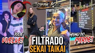 COBRA KAI Temporada 6 PARTE 2  SPOILERS Final del Sekai Taikai Julie Pierce y Más [upl. by Tem]