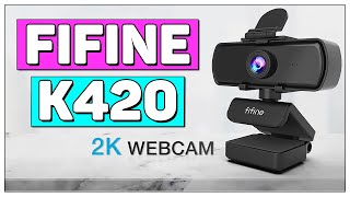 FIFINE K420 2K COMPUTER WEBCAM INCLUDING TRIPOD STAND [upl. by Ibrab]