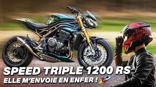 TRIUMPH SPEED TRIPLE 1200 RS  180CV 😈 ESSAI01 [upl. by Phina]