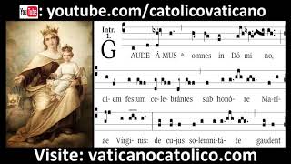 Gaudeamus omnes  Canto Gregoriano  Gregorian Chant [upl. by Linnette468]