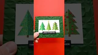 Easy DIY Christmas Card🎄 ASMR Crafting asmr asmrsounds christmas craft [upl. by Brandea]