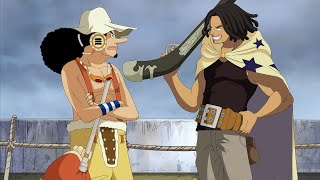 Reação de Usopp após reencontrar seu pai Yasopp em Elbaf  One Piece [upl. by Atterahs]