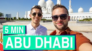 Abu Dhabi in 5 Minuten 👳☀ Sehenswertes von Abu Dhabi bis Dubai [upl. by Bryner]