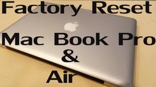 How to  Factory Reset  Hard Reset Your MacBook Pro amp Air Easiest Method [upl. by Sebbie]