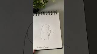 How to draw a Girl in Easy Way shortsfeed shortsvideo drawing tutorialtamil pencildrawing [upl. by Reena]