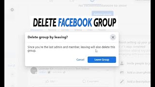 How to delete Facebook group Easy Solution [upl. by Ojimmas]