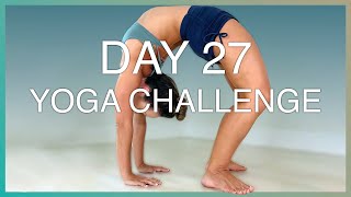 Flexibility for Backbends — Day 27 — Ashtanga Yoga Challenge [upl. by Llerej]