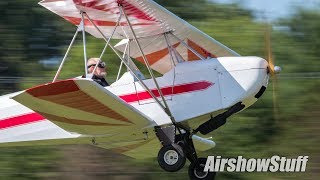 Oshkosh Ultralight Field  Fixed WingSTOL Saturday  EAA AirVenture Oshkosh 2018 [upl. by Ameen]