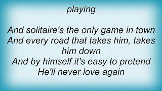 Shirley Bassey  Solitaire Lyrics [upl. by Aysahc]