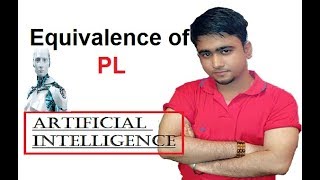 Equivalence of Propositional LogicHindi  Artificial Intelligence  MCSE003 [upl. by Eitra]