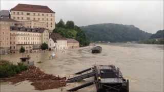 Linz DonauHochwasser 4 Juni 2013 920 cm [upl. by Kiri]