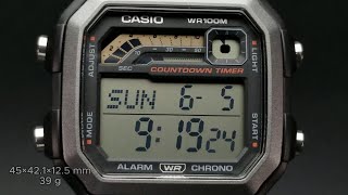 Casio WS 1600 [upl. by Nanda]