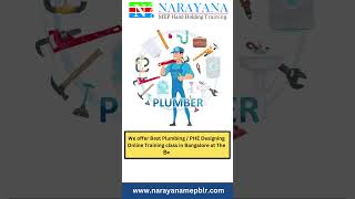 Plumbing Training course in Bangalore  Narayana MEP  91 9900529008 [upl. by Pattin]