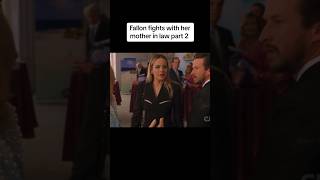 Fallon fights with her mother in law part 2 dynasty shorts [upl. by Airamas]