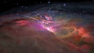 Flight Through Orion Nebula in Visible and Infrared Light [upl. by Aldredge]