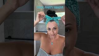 Easy Hairstyle ☀️ Protect Gray Hair From Sun Damage greyhair hairstyles bandana [upl. by Adnawak871]