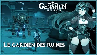 GENSHIN IMPACT  Le Gardien des Ruines level 20  astuces  RPG Univers [upl. by Adnof]